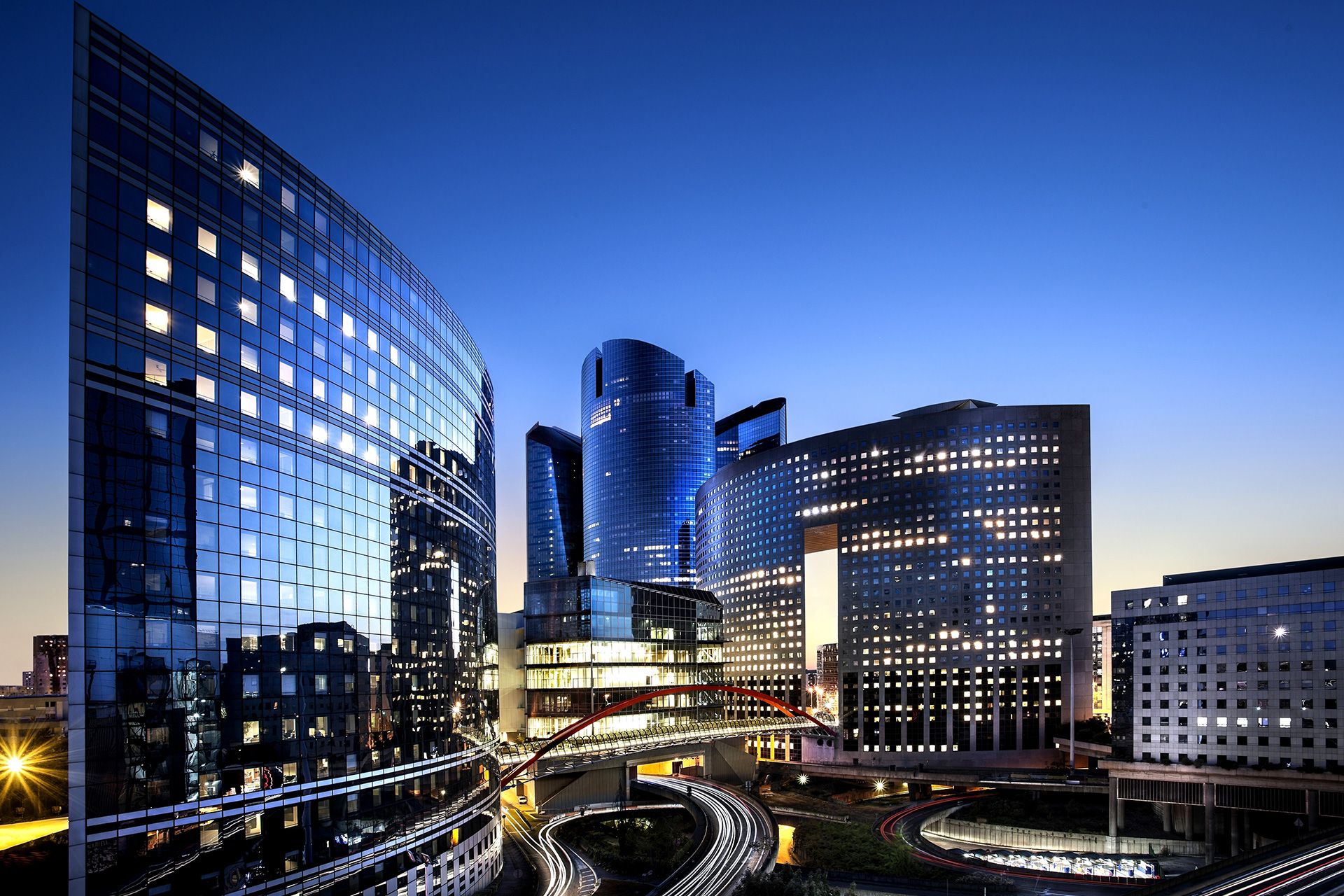 Modern Evening Downtown